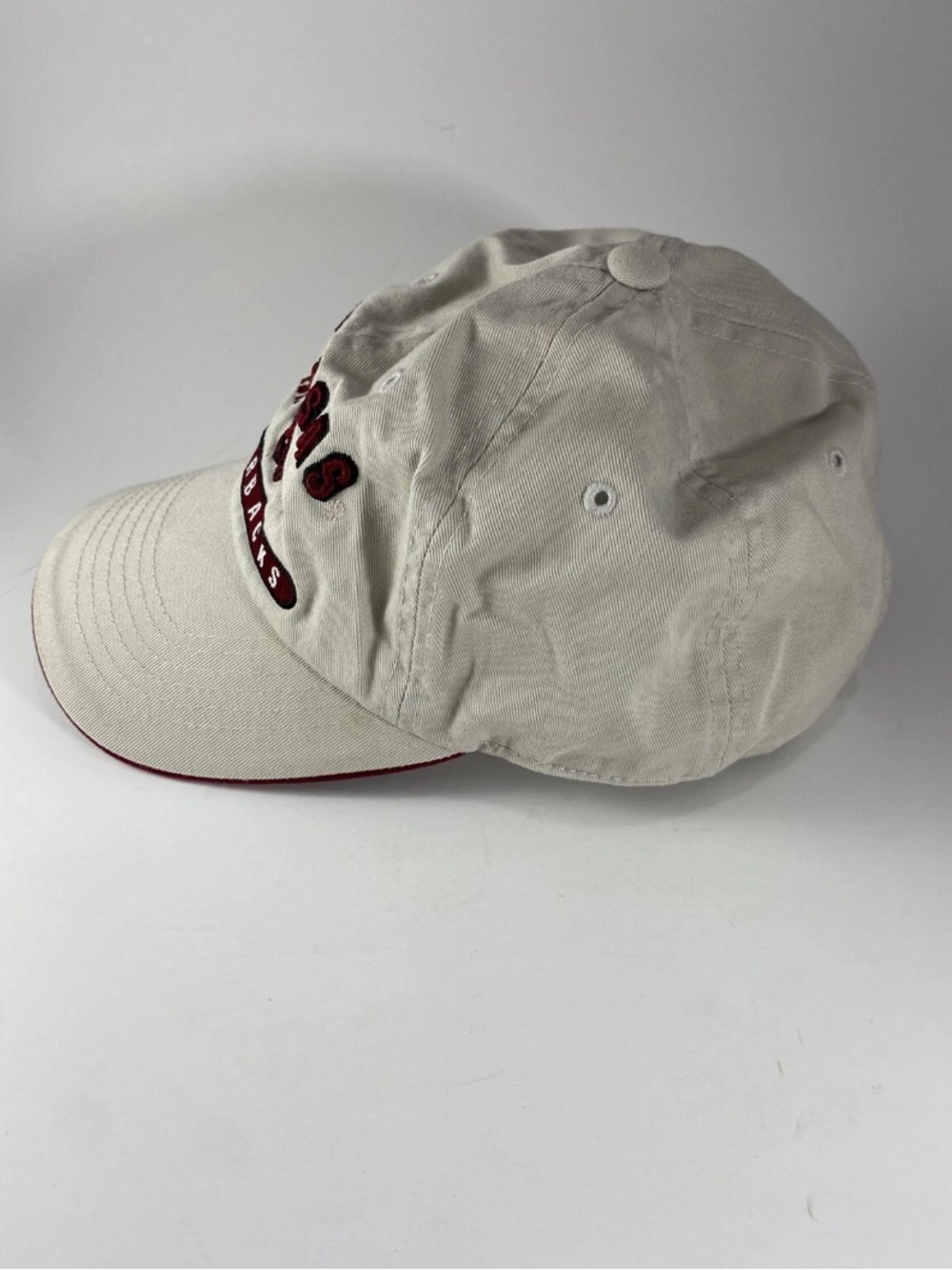 Arkansas Razorbacks Hogs Beige Baseball Football Golf Cap Hat - Picture 2 of 7